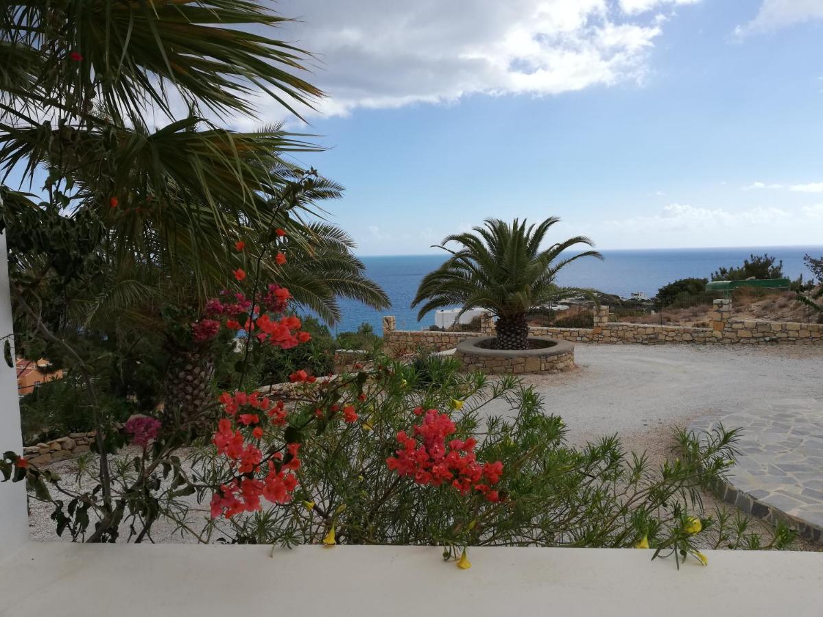 Tranquil Villa With Sea View In Ammopi Karpathos Амупи Экстерьер фото